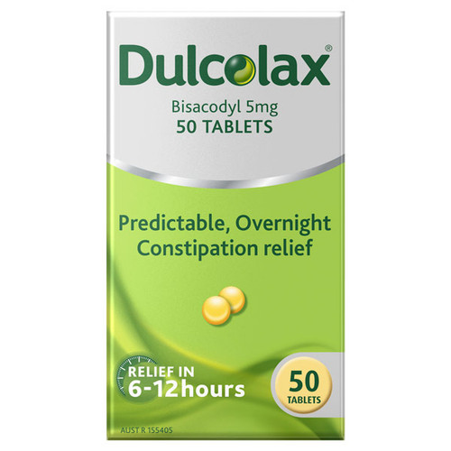 Dulcolax 5mg Tablets - 50 Pack
