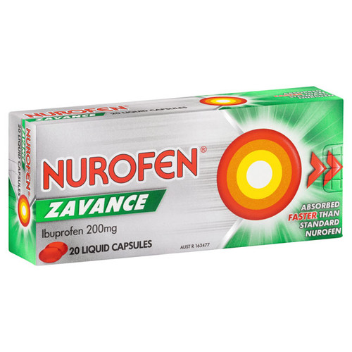 Nurofen Zavance 200mg in Australia at Blooms the Chemist
