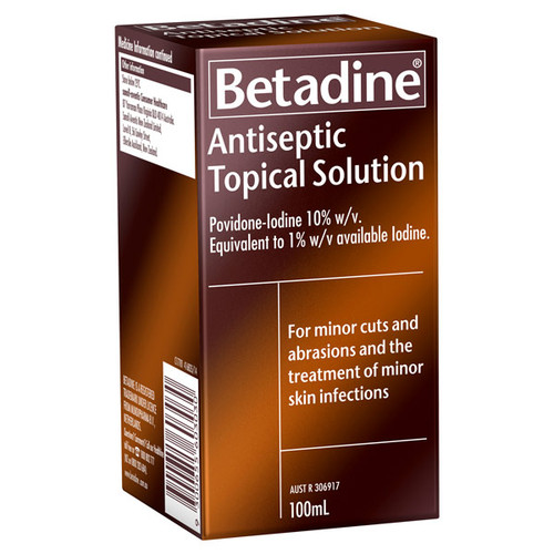 Betadine Antiseptic Topical Solution in Australia at Blooms The Chemist