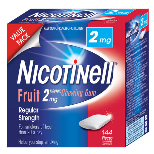 Nicotinell Gum Fruit 2mg - 144 Pack 2