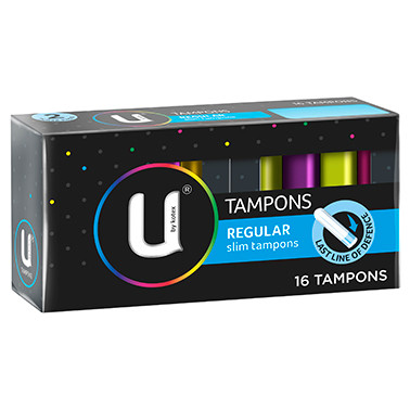 U by Kotex Tampons Regular 16 Pack at Blooms The Chemist