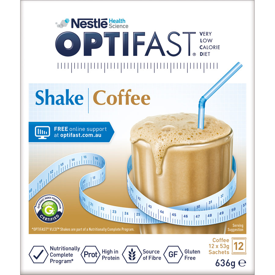 Optifast VLCD Coffee Shake 53g - 12 Pack