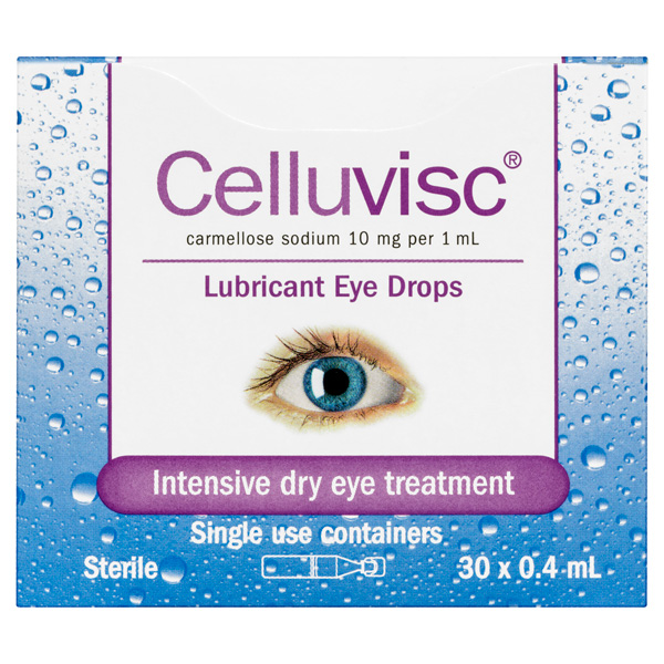 Celluvisc Eye Drops 0.4ml - 30 Vials