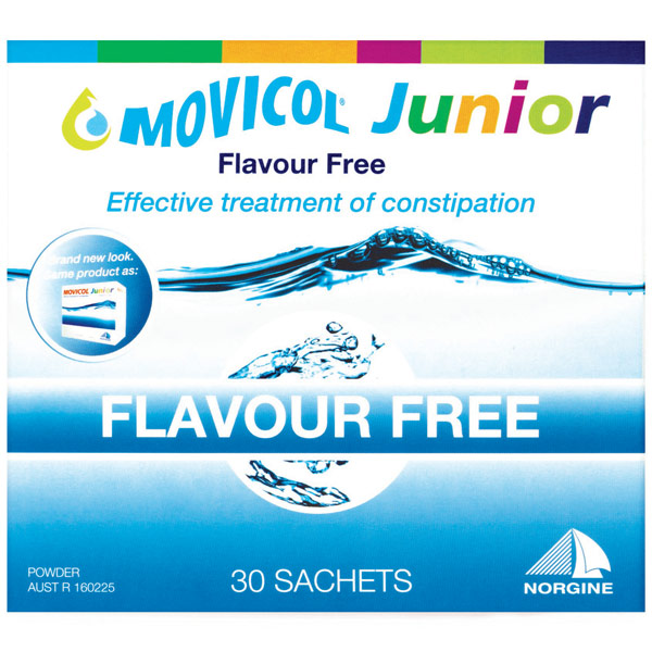 Movicol Junior Flavour Free Powder  6.563g - 30 Sachets