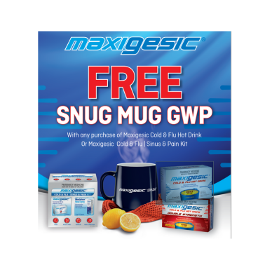 Free Maxigesic Snug Mug