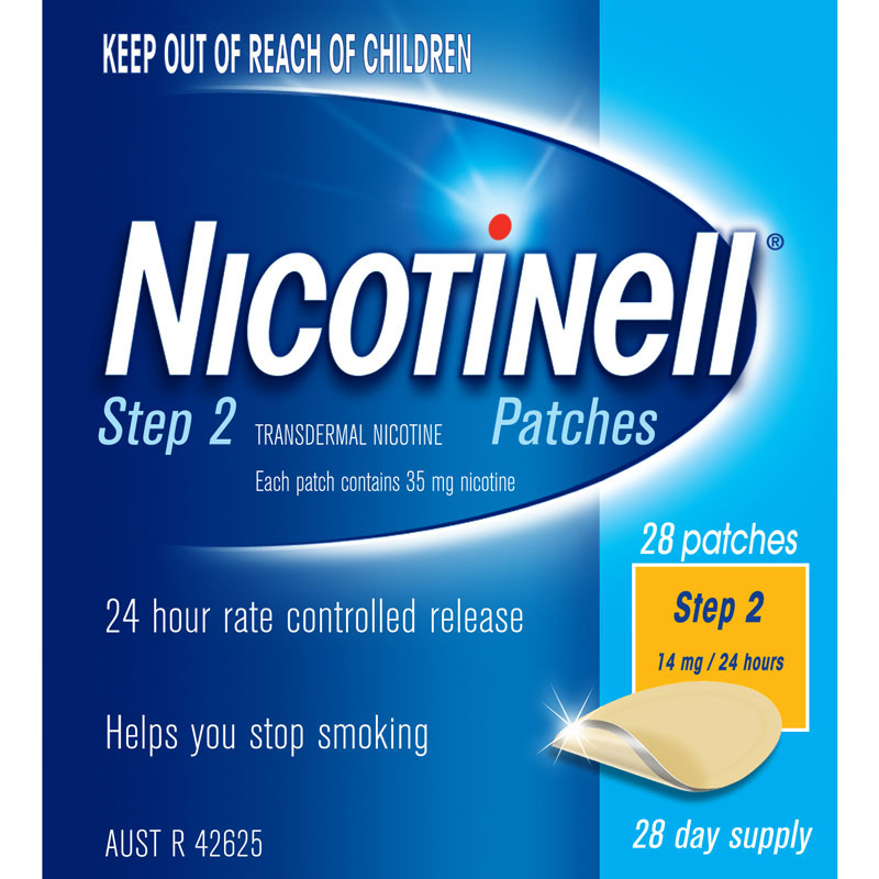Nicotinell Patches 14mg Step 2 - 28 Pack