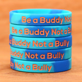 10 of Be a Buddy Not a Bully Wristbands
