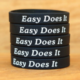 40 of Easy Does It Wristbands