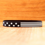 100 of Flag Thin Gray Line Wristbands 100 of Flag Thin Gray Line Wristbands