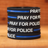 100 of Pray for Police Wristbands