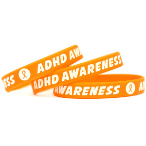 3 of ADHD Awareness Wristbands