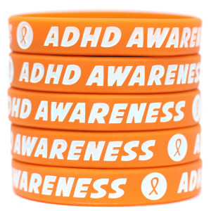 5 of ADHD Awareness Wristbands