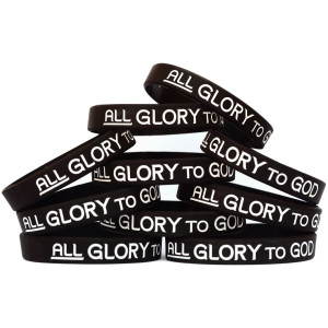 10 of All Glory to God Wristbands