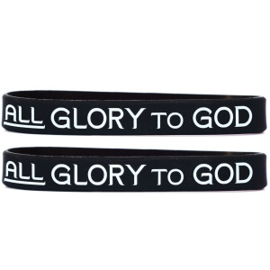 2 of All Glory to God Wristbands