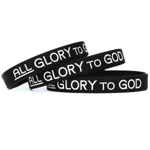 3 of All Glory to God Wristbands