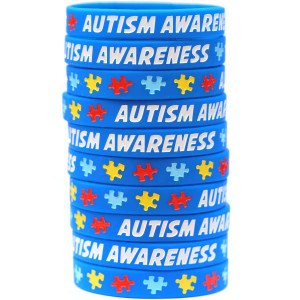 10 of Autism Awareness Wristbands