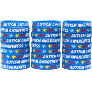 30 of Autism Awareness Wristbands