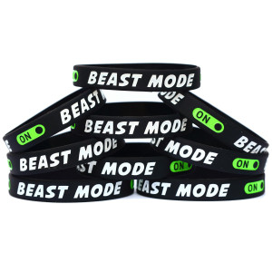 10 of Beast Mode Wristbands