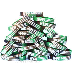 30 of Camo Flag Wristbands