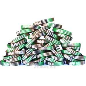 50 of Camo Flag Wristbands
