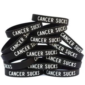 15 of Cancer Sucks Wristbands