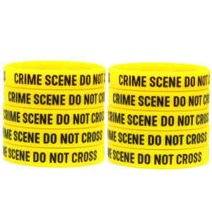 10 of Crime Scene Wristbands