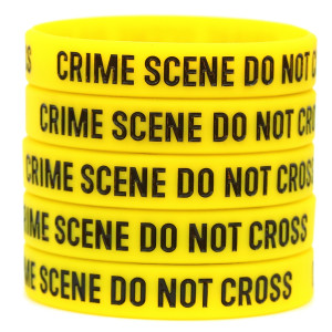 5 of Crime Scene Wristbands