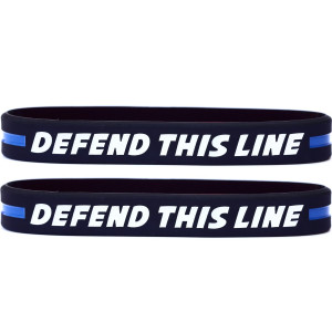 2 of Defend this Line Wristbands