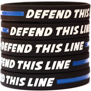 5 of Defend this Line Wristbands 5 of Defend this Line Wristbands