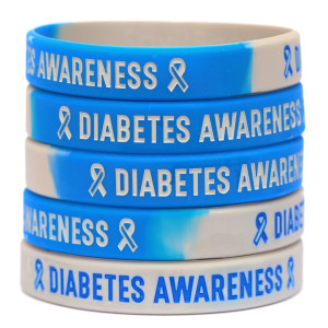 5 of Diabetes Awareness Wristbands