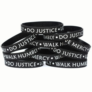10 of Do Justice - Love Mercy - Walk Humbly Wristbands