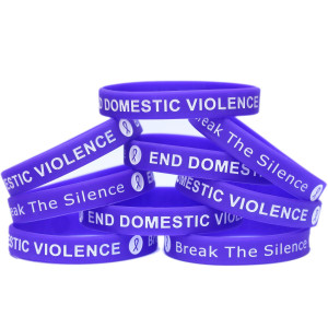10 of Domestic Violence Wristbands