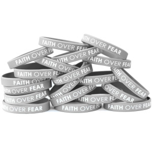 20 of Faith Over Fear Wristbands