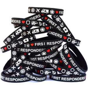 50 of First Responders Wristbands