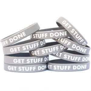 10 of Get Stuff Done Wristbands