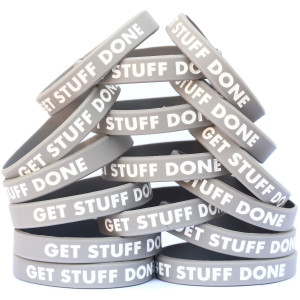 15 of Get Stuff Done Wristbands