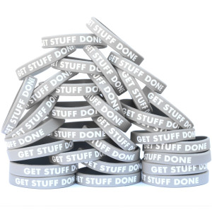 30 of Get Stuff Done Wristbands