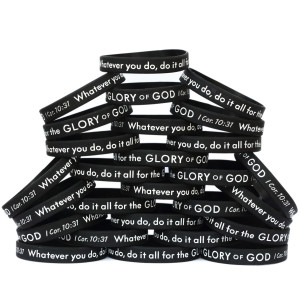 20 of Do it All for the Glory of God I Corinthians 10:31 Wristbands