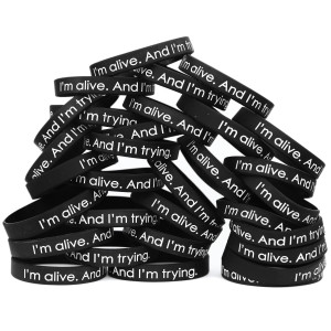 30 of I'm Alive and I'm Trying Wristbands
