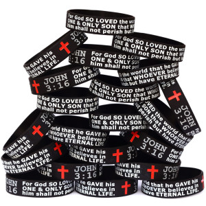 20 of John 3:16 God So Loved the World Wristbands