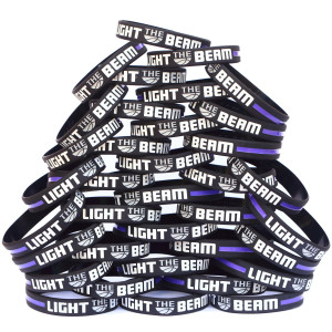100 of Light the Beam Wristbands