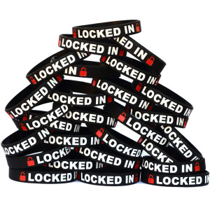 100 of Locked In Wristbands