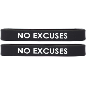 2 of No Excuses Wristbands
