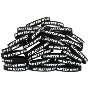 100 of No Matter What Wristbands