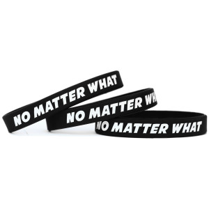3 of No Matter What Wristbands
