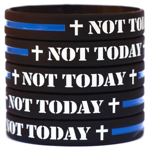 5 of Not Today Wristbands