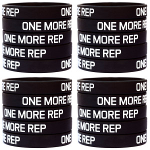 20 of One More Rep Wristbands