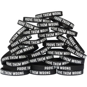 100 of Prove them Wrong Wristbands