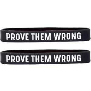 2 of Prove them Wrong Wristbands