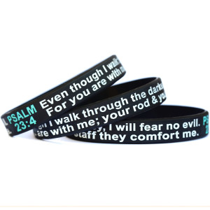 3 of Psalm 23:4 Wristbands